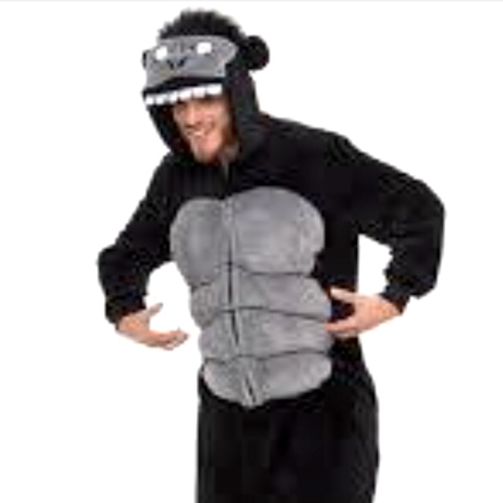 Adult Gorilla Halloween Costume by Silver Lilly